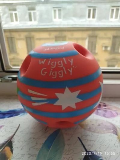 Лот: 20594666. Фото: 1. Мяч развивающий Wiggly Giggly. Развивающие