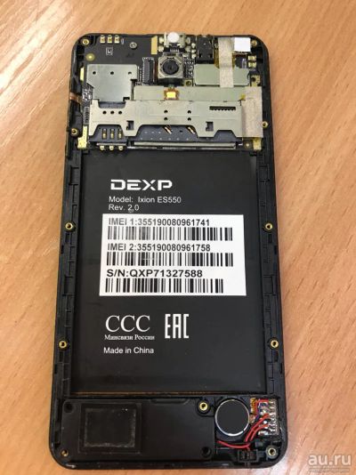 Лот: 16766211. Фото: 1. Плата смартфона dexp es550 soul... Микросхемы и платы