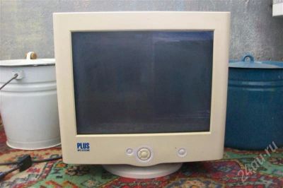 Лот: 350101. Фото: 1. Монитор plus ups systems 17" mp-766... ЭЛТ-мониторы