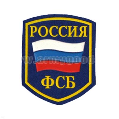 Лот: 7129613. Фото: 1. Шеврон пластизолевый Россия ФСБ. Нашивки, шевроны, погоны