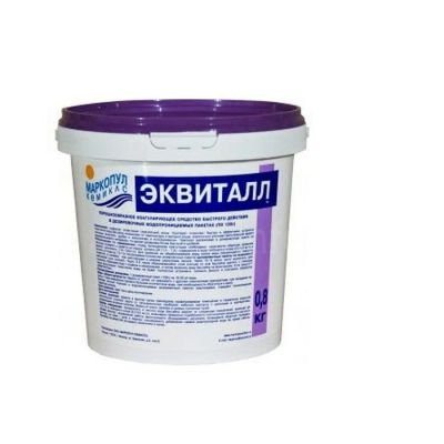 Лот: 22358971. Фото: 1. Эквиталл Маркопул 0,8 кг (порошок... Бассейны, аксессуары и комплектующие