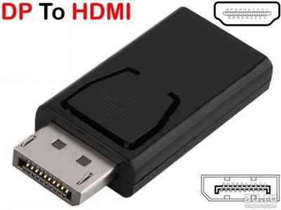 Лот: 15036699. Фото: 1. Новый+гарантия 4К Переходник DisplayPort... Шлейфы, кабели, переходники