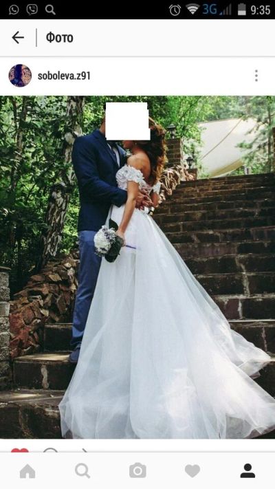 Лот: 8239863. Фото: 1. Шикарное свадебное платье. Свадебные платья