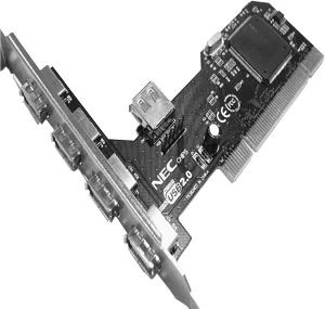 Лот: 4244169. Фото: 1. PCI контроллер USB 2.0 4 порта... Платы расширения, контроллеры, доп. порты
