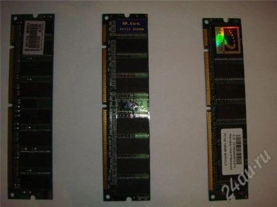 Лот: 341739. Фото: 1. Оперативка sdram, 3 планки, всего... Оперативная память