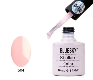 Лот: 3867058. Фото: 1. Shellac BlueSky, гель-лак 504. Лак для ногтей