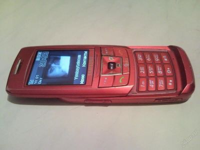 Лот: 128090. Фото: 1. Samsung E250 Red. Кнопочные мобильные телефоны
