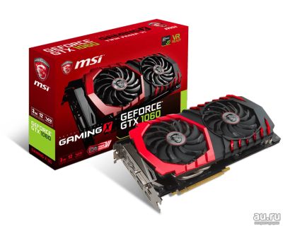 Лот: 13016183. Фото: 1. Видеокарта MSI GTX 1060 Gaming... Видеокарты