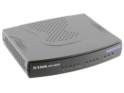 Лот: 15263345. Фото: 1. IP-шлюз D-Link DVG-6004S. SIP, Видео-телефоны