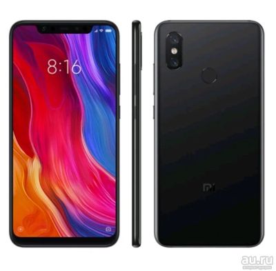 Лот: 13002827. Фото: 1. Xiaomi Mi 8 6/128Gb Global Black... Смартфоны