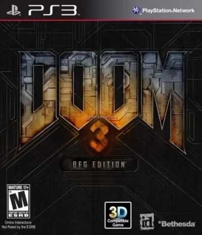 Лот: 13345300. Фото: 1. Doom 3 BFG Edition [PS3, английская... Игры для консолей