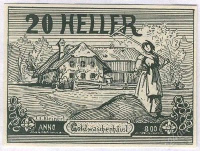 Лот: 1422004. Фото: 1. Австрия. Нотгельд. 20 геллер 1920г... Германия и Австрия