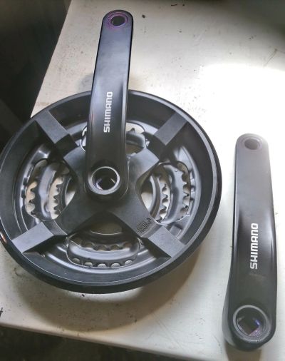 Лот: 15868611. Фото: 1. Шатуны shimano новые. Запчасти