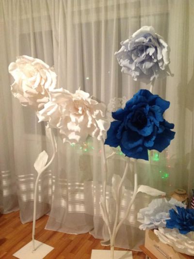 Лот: 11020126. Фото: 1. Бумажные цветы (фотозона, свадьба... Скрапбукинг