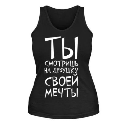 Лот: 9874161. Фото: 1. Стильная Майка с Уникальным Принтом... Футболки, топы и майки