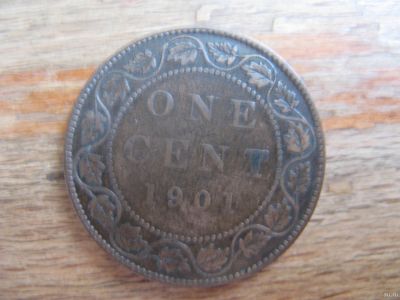 Лот: 16977690. Фото: 1. Канада 1 цент 1901 года. Королева... Америка