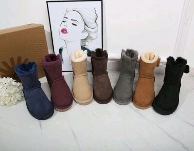 Лот: 12318752. Фото: 1. Ugg mini classic Натуральная замша... Сапоги