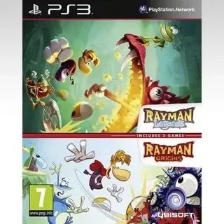Лот: 9768339. Фото: 1. Rayman Origins + Rayman Legends... Игры для консолей
