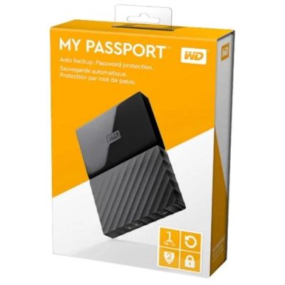 Лот: 16871926. Фото: 1. Внешний жёсткий диск WD My Passport... Внешние жесткие диски