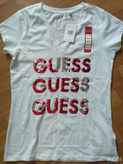 Лот: 13839517. Фото: 1. Футболка Guess новая, оригинал. Футболки, топы и майки