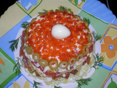 Лот: 1440615. Фото: 1. Салат "Морская жемчужина". Другое (продукты)