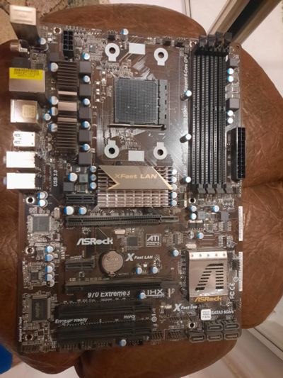 Лот: 16841249. Фото: 1. Asrock 970 extreme 3. Материнские платы