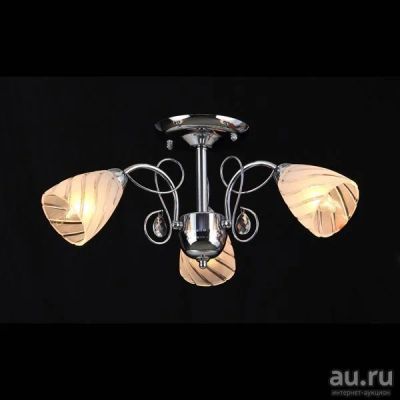 Лот: 8254751. Фото: 1. Люстра 10716/3c chrome Natali... Другое освещение
