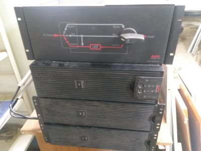 Лот: 18457029. Фото: 1. ИБП APC surt10000xli+ доп блок... ИБП, аккумуляторы для ИБП