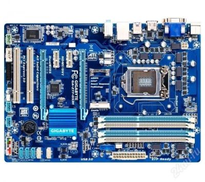 Лот: 2585713. Фото: 1. Материнская плата GIGABYTE Z77-DS3H. Материнские платы