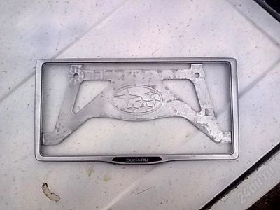 Лот: 2153786. Фото: 1. номерная рамка Subaru японская... Госномера