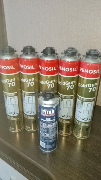 Лот: 25578858. Фото: 1. Пена монтажная penosil GoldGun... Клеи, герметики, пена монтажная, клейкие ленты