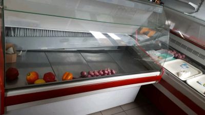Лот: 12009649. Фото: 1. Стеллаж вытяжка холодильная и... Торговое