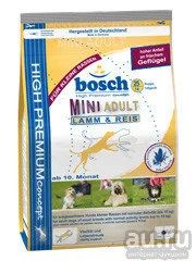 Лот: 7569822. Фото: 1. Bosch Adult Mini Ягненок и Рис... Корма