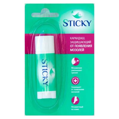 Лот: 23720575. Фото: 1. Sticky Карандаш от мозолей защитный... Лекарства