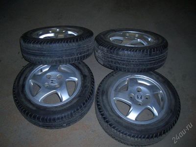 Лот: 1702614. Фото: 1. HONDA 15"Итальянское лёгкое Mg... Шины на дисках