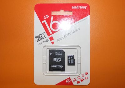 Лот: 15713204. Фото: 1. Карта памяти 16Gb Smartbuy. Карты памяти