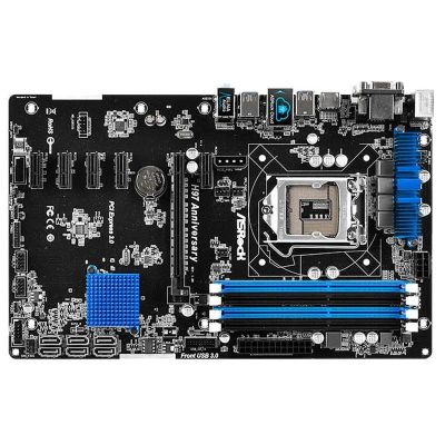 Лот: 8324632. Фото: 1. Материнская плата S1150 H97 ASRock... Материнские платы
