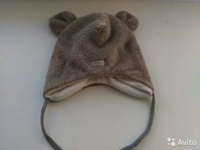 Лот: 7465947. Фото: 1. Шапка медвежонок с ушками. Головные уборы