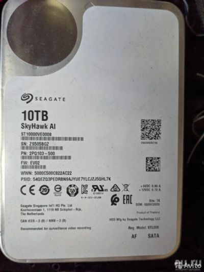 Лот: 17671025. Фото: 1. Жесткий диск HDD 10тб Seagate... Жёсткие диски (HDD)