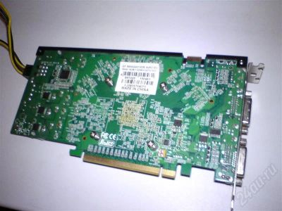 Лот: 220237. Фото: 1. PCI Express 384Mb GeForce 9600... Видеокарты