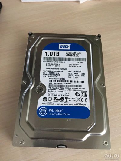 Лот: 10202436. Фото: 1. С гарантией! 1 ТБ Жесткий диск... Жёсткие диски (HDD)
