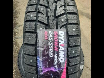 Лот: 23550281. Фото: 1. Зимняя резина 245/55 R-19 "Dynamo... Шины
