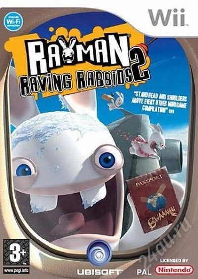 Лот: 332987. Фото: 1. игра для Wii лицензия Rayman Raving... Игры для консолей