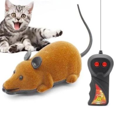 Лот: 11465523. Фото: 1. Игрушка для котов Мышь радиоуправляемая. Игрушки для животных