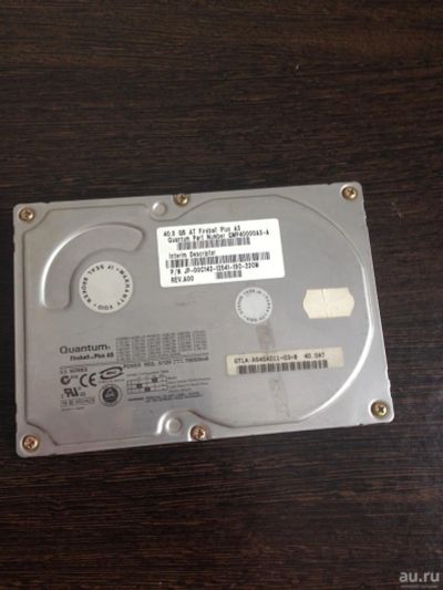 Лот: 9163626. Фото: 1. Quantum FireBall Plus AS, 40Gb. Жёсткие диски (HDD)