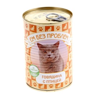 Лот: 15056031. Фото: 1. Говядина Птица 410гр конс. корм... Корма