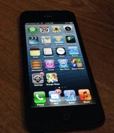 Лот: 3409564. Фото: 1. iPhone 5 black, оригинал. Смартфоны