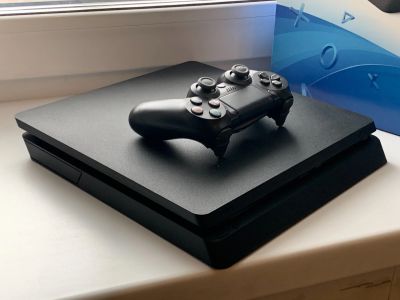 Лот: 17557046. Фото: 1. Sony PlayStation 4 Slim 500Gb. Игровые приставки, консоли