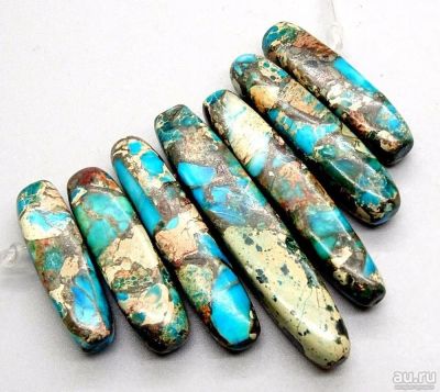 Лот: 8827983. Фото: 1. 25-45MM яшма "Осадок моря" подвески... Драгоценные и поделочные камни