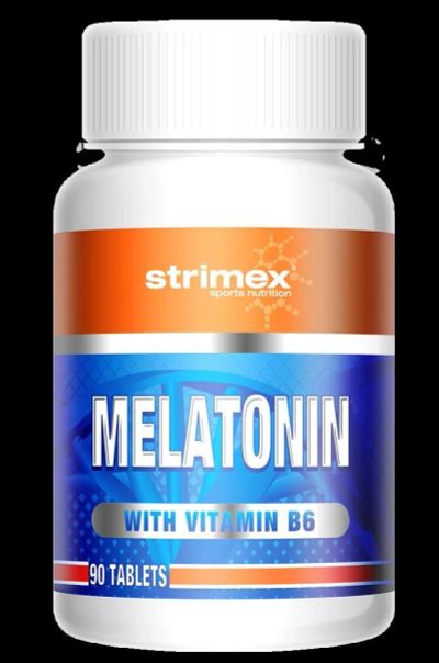 Лот: 10869086. Фото: 1. Melatonin 90 таб. Strimex ( спортивное... Спортивное питание, витамины
